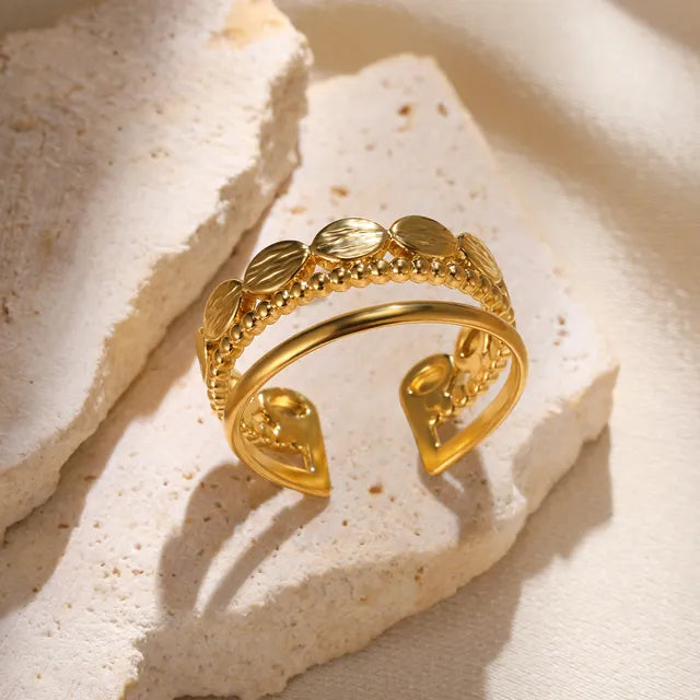 Crown - Aranyszínű gyűrű