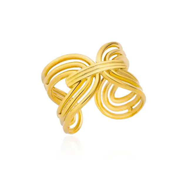 Paisley - Aranyszínű gyűrű